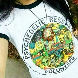 Psychedelics Tee! pastel boho festival psychadelic